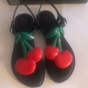 MEL/ Mini Melissa cherry sandals